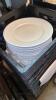 (100) 10.5" White China Plates - 3