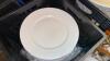 (100) 10.5" White China Plates - 2