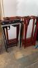 (6) Assorted Folding Tray Stands