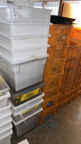 (12) Plastic Storage Containers