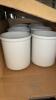 Ceramic Bowls and Plastic Food Storage Bins - 2