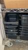 (89) Heavy Duty Poly Food Storage Bins - 8