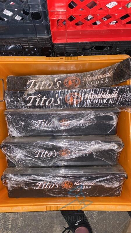 Tito's Branded Bar Mats, Fruit Caddies and Napkin Holders