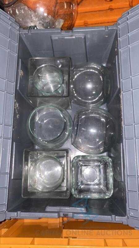 Glass and Plastic Vases - Assorted Sizes