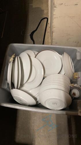 Assorted Plates and Saucers