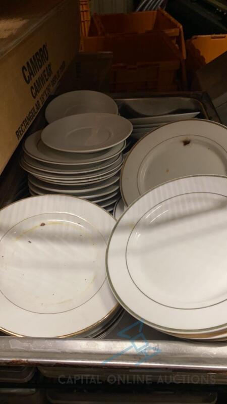 Assorted Appetizer Plates and Saucers