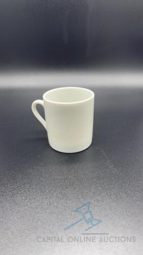 (160) White Espresso Mugs