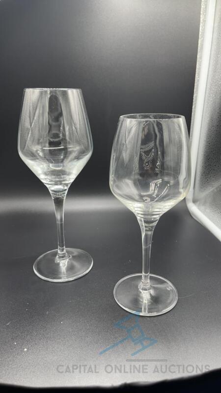 (75) Red Wine Glasses and (75) White Wine Glasses