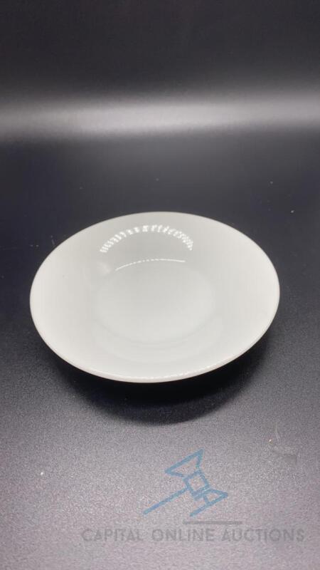 (160) 4.5" White Saucers