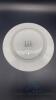 (100) 8" Silver Rimmed Plates - 3