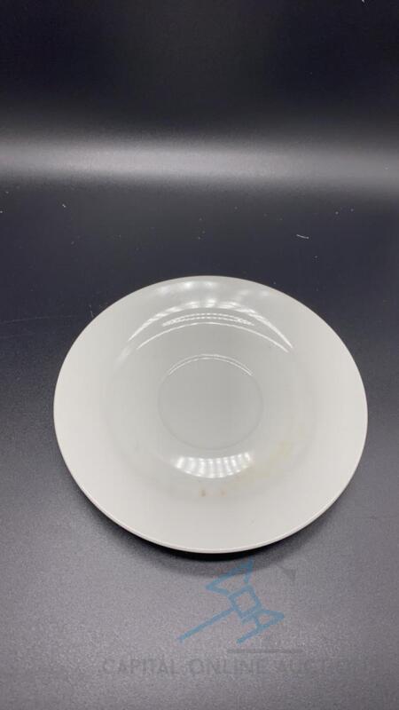 (42) 6" White Saucers