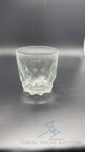 (153) Assorted Rocks Glassware