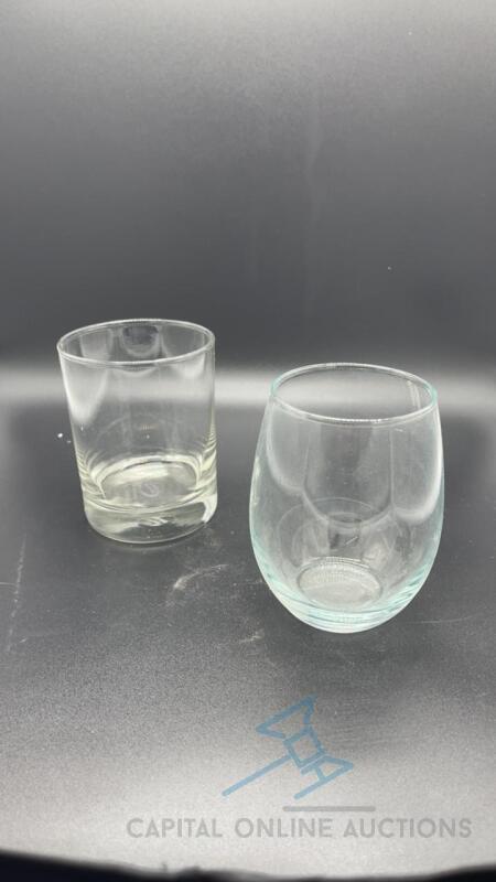 (102) Assorted Glassware