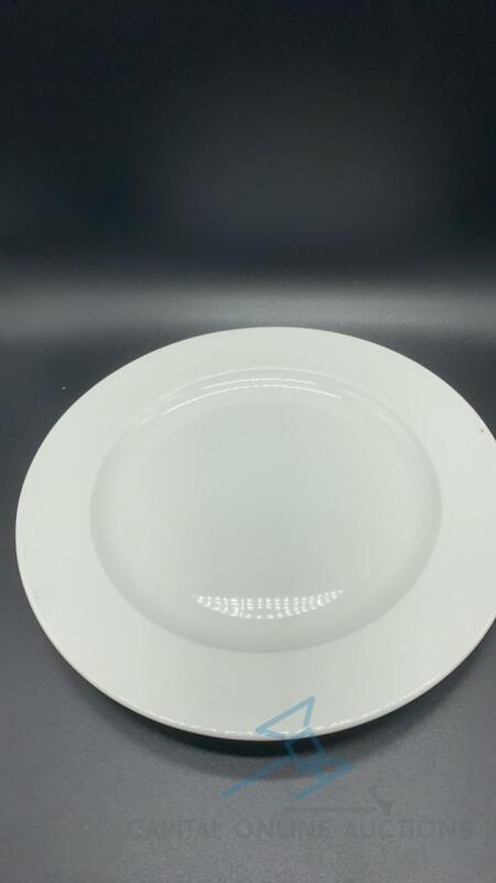 (165) 9" White Plates