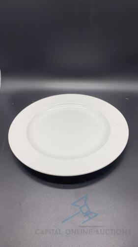 (130) 9" White Plates