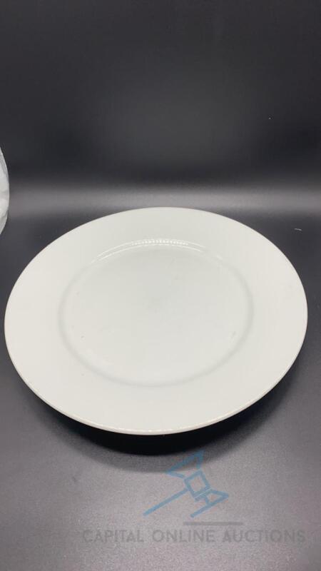 (160) 10.5" White Plates