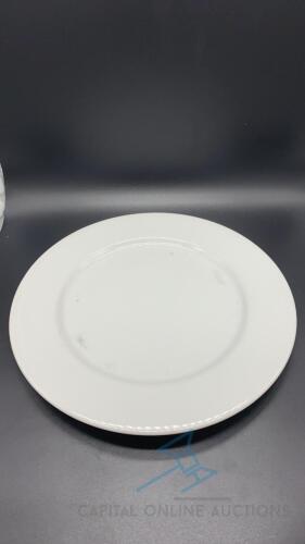 (120) 10.5" White Plates