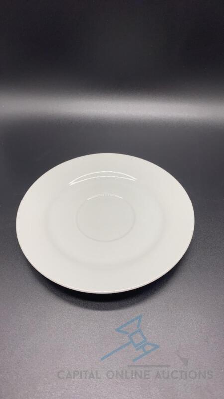 (100) 6" White Saucers