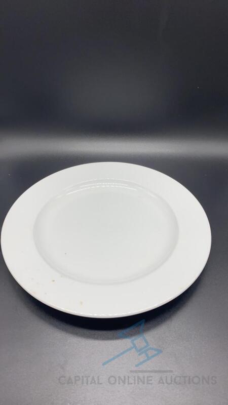 (145) 9.5" White Plates