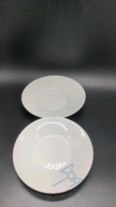 (120) 4.5" White Saucers