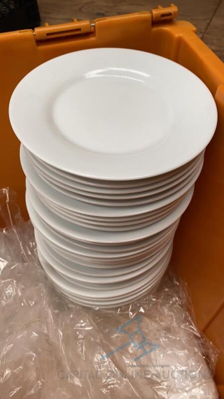 (140) 5.5" & 6.5" White Plates