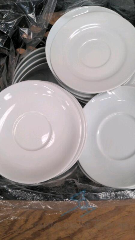 (70) 6" White Plates