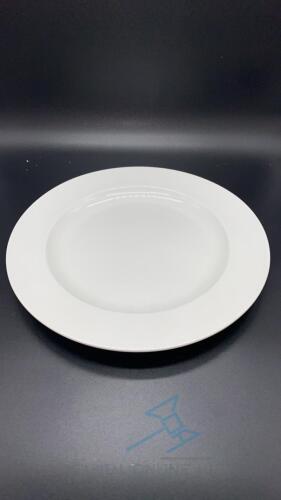 (72) 9.25" White Plates