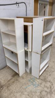 Lot of White Shelves