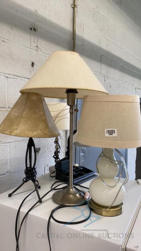 Lot of Assorted Lamps