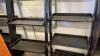 (4) Black Ladder Style Shelving - 3