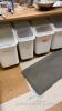 4 Large Rubbermaid Flour Bins - 4