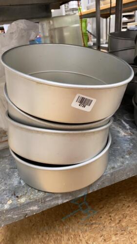 (5) 10" Round Cake Pans