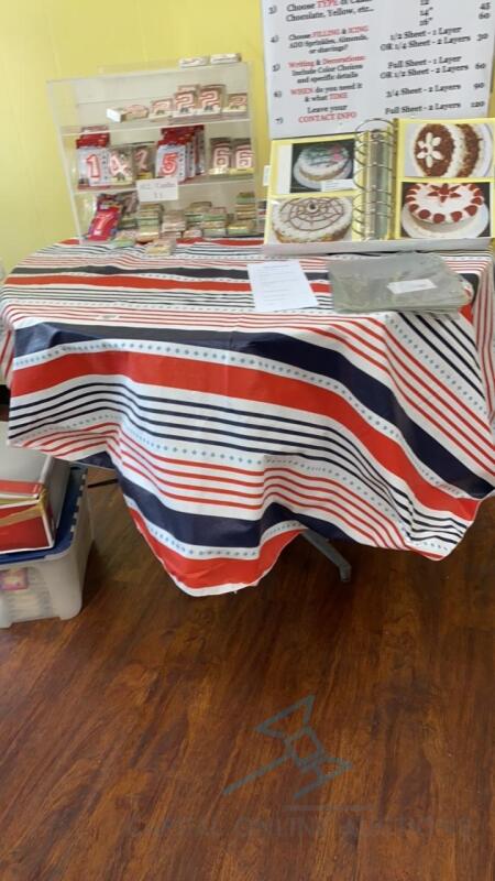 Round Table and Tablecloth