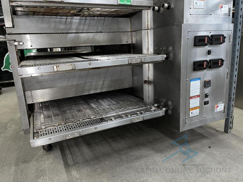 Double Decker Conveyor Gas Pizza Ovens