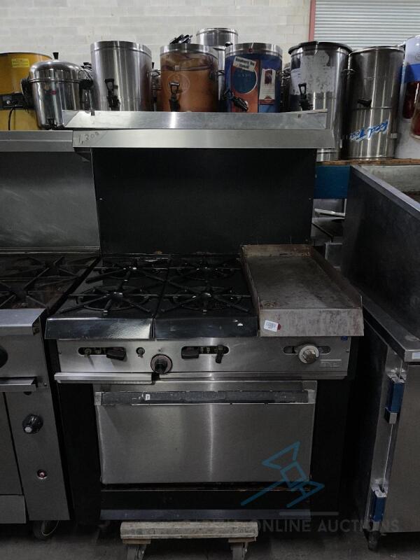 4 Range Stove/Oven with Griddle